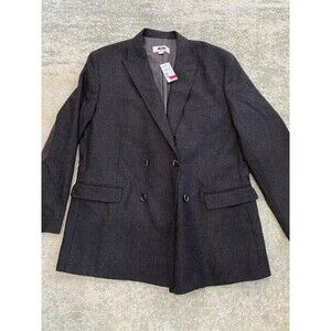NEW Joseph Abbound Jacket Mens XL Blazer Sport Coat Business Wool Charcoal Black